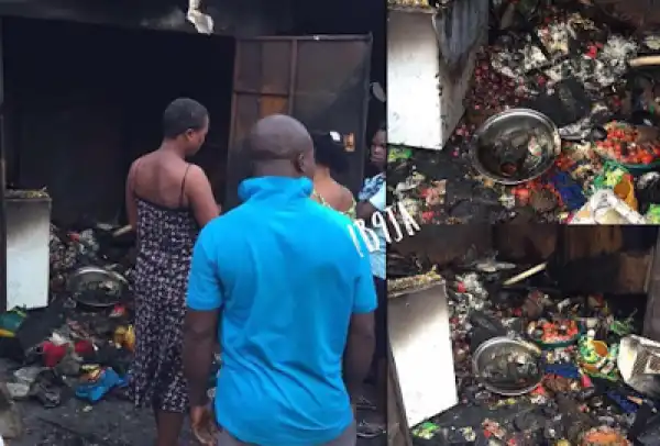 Man Burns His Wife